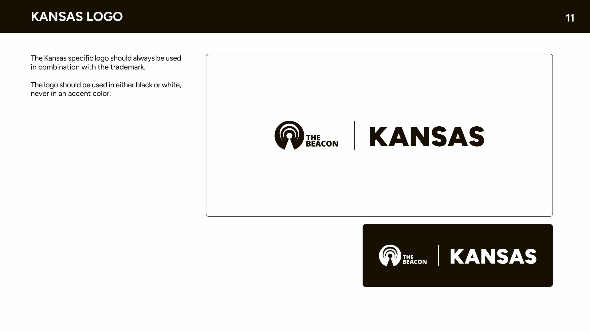 Kansas regional logo lockup guidance